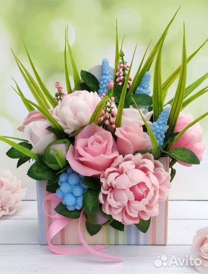 Мыльные ароматные букеты (не пенные)