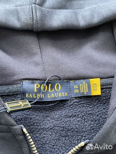 Polo ralph lauren зип худи флис