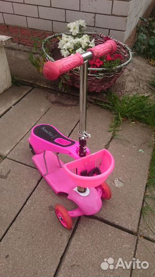 Самокат беговел 2 в 1