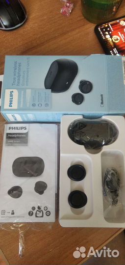 Наушники True Wireless Philips TAT1215BK/10
