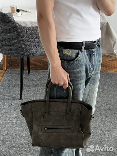 Сумка из замши/кожи винтажная