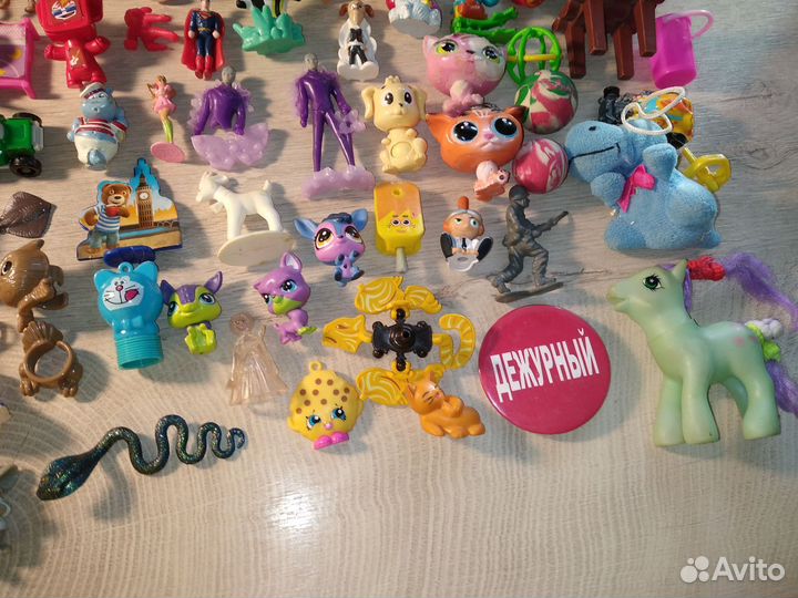 Игрушки из Киндер пакетом