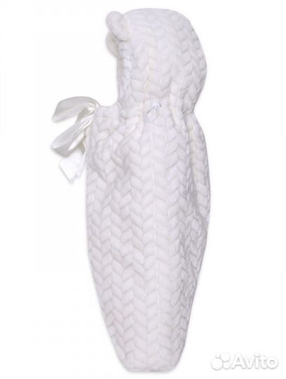 Конверт кокон теплый на выписку новорожденного