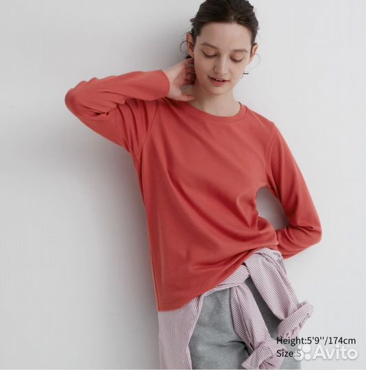 Лонгслив женский Uniqlo