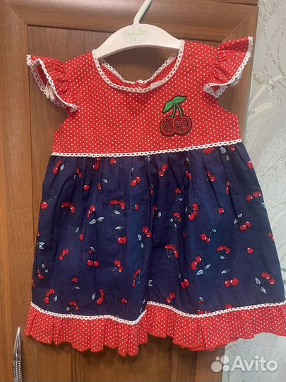 Платье для девочки 86