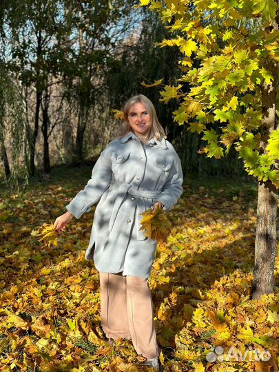 Пальто женское 46 размер осень