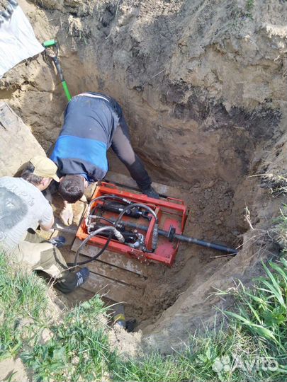 Прокол грунта под дорогой,строением,тротуаром гнб