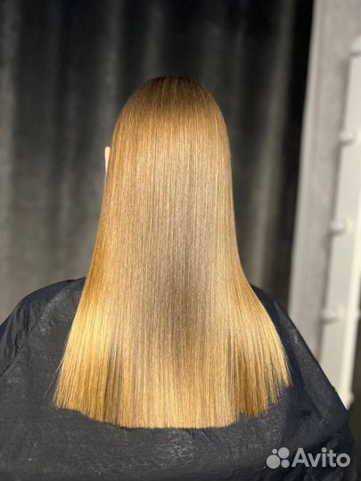 Кератиновое выпрямление, ботокс, шлифовка волос