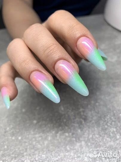 Маникюр укрепление наращивание гель лак