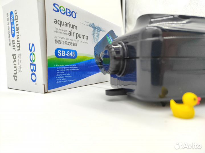 Компрессор для аквариума Sobo SB-848 9 л/мин, 12W