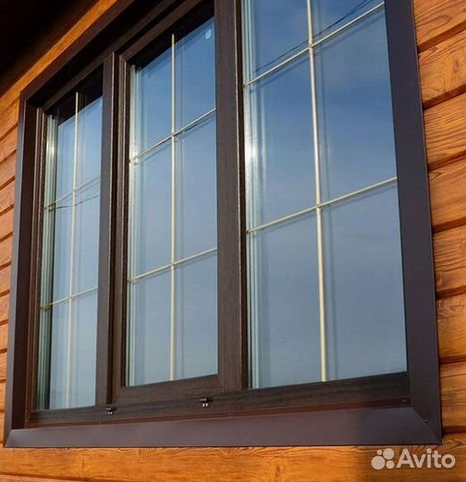 Окна пвх на дачу, окно 2х створчатое, 3х створчато