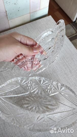 Салатники хрустальные СССР