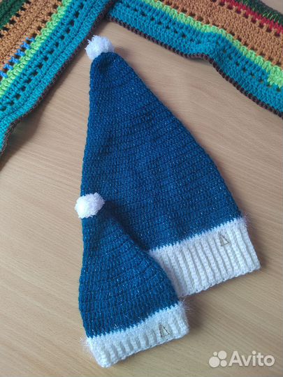 Колпак новогодний для ребёнка и для куклы