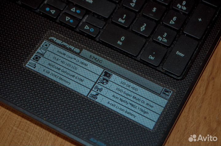 Ноутбук Acer Aspire 5742G