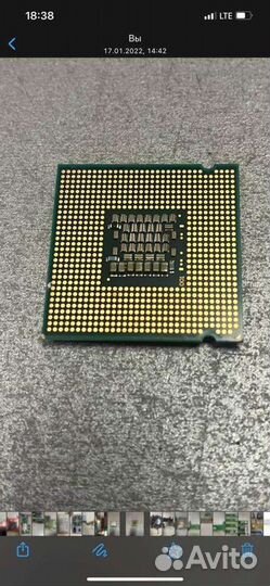 Процессор Intel core 2 duo 6320 куллер intel