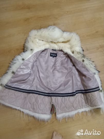 Парка с натуральным мехом 42 44