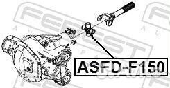 Asfd-F150 крестовина кардана D30.18xL92.05 For
