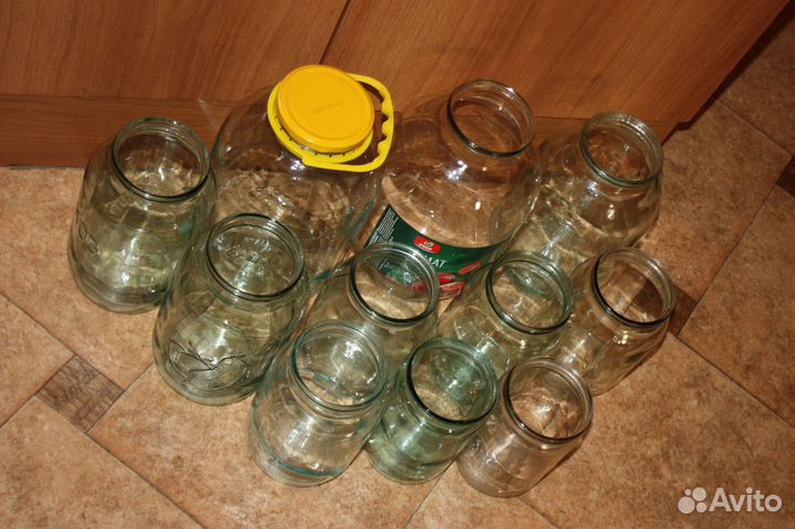 Банки стеклянные, пакетом