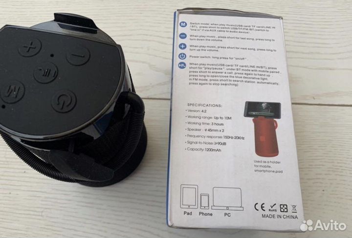 Портативная колонка bluetooth