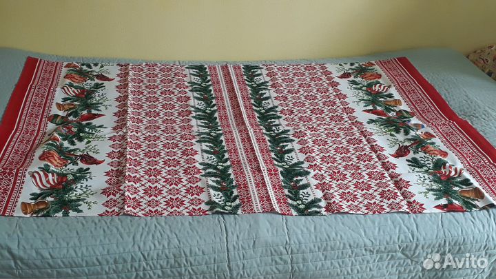 Скатерть 120x150, хлопок - лён