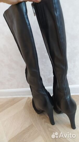 Сапоги женские натуральная кожа 38