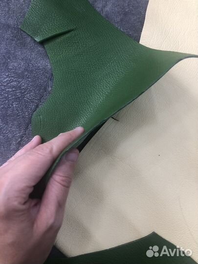 Куски натуральной кожи