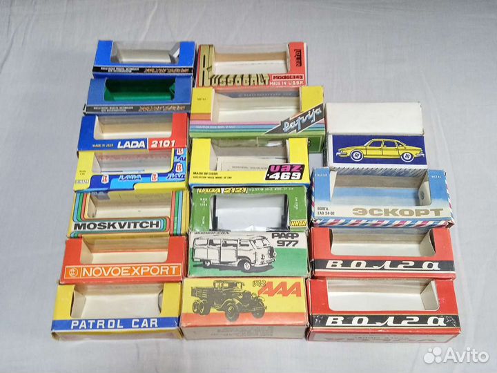 Коробки для моделей СССР 1/43