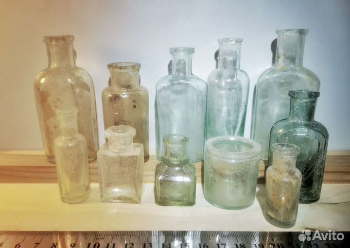Бутылки старинные (19 век - нач. 20 века) лот 2