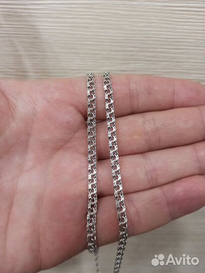 Серебрянная мужская цепь