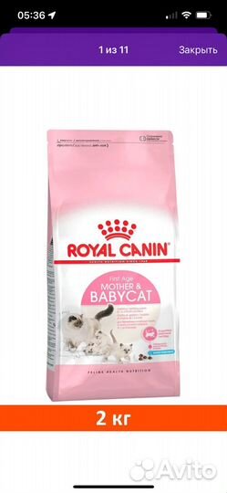 Корм для кошек royal canin