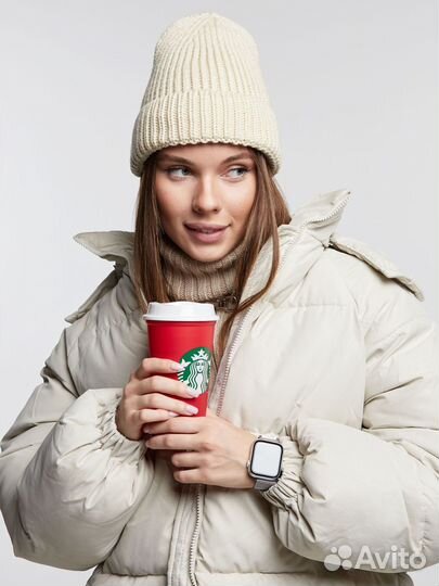 Шапка бини средней вязки Шапки Оптом