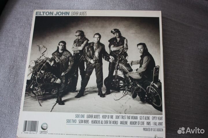 Elton Jones Leathre jackets 1986 США