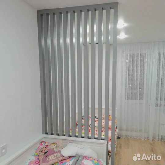 Реечные перегородки для зонирования 26 шт