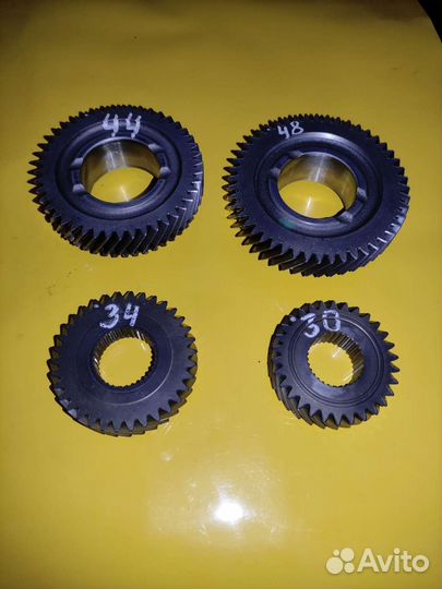 Скоростные пары 34/44, 30/48 пятая и шестая пары