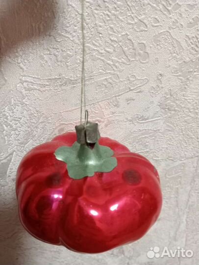 Игрушки ёлочные стеклянные СССР