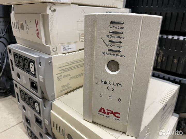 Ибп APC back-UPS CS 500VA BK500-RS