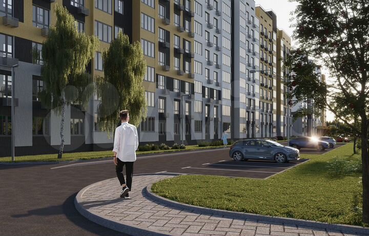 3-к. квартира, 87,1 м², 1/9 эт.