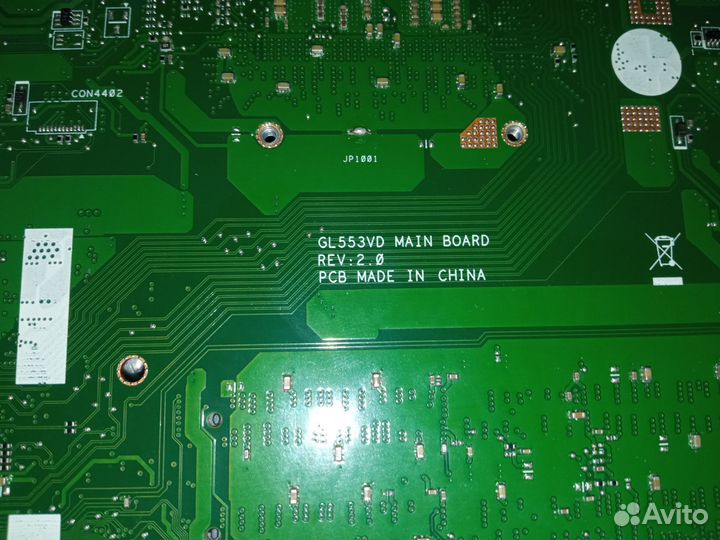 Gl553vd main board rev 2.0/i7-7700hq/gtx 1050 4gb