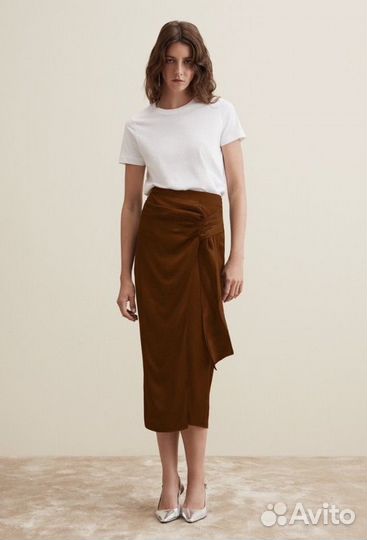 Шелковая юбка Zara