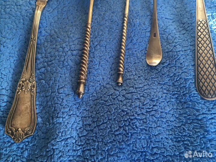 Серебрянные столовые предметы 18-19 век