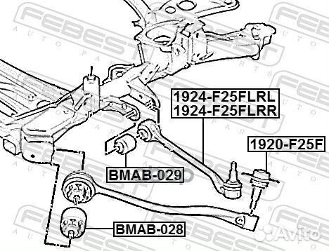 Сайлентблок передний переднего рычага BMW X3 F2