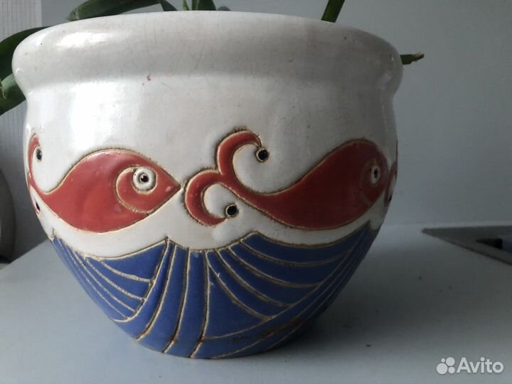 Кашпо для цветов керамика