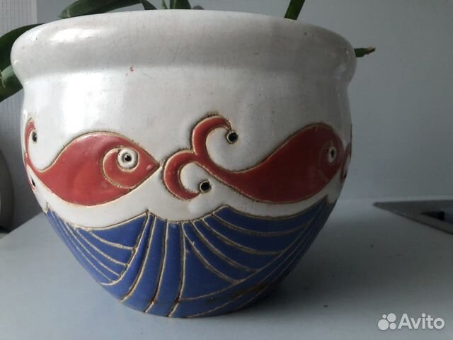 Кашпо для цветов керамика