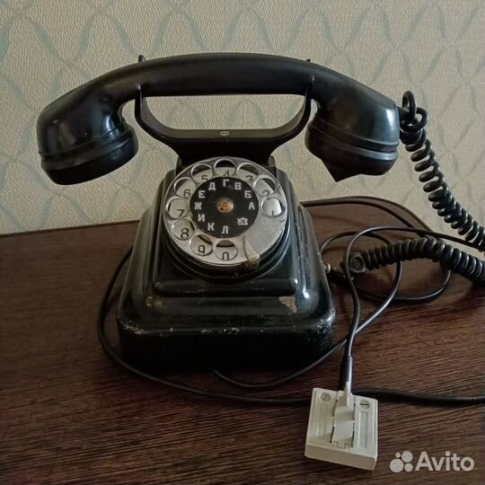 СССР Красная Заря телефон 1938 г из кабинета нквд