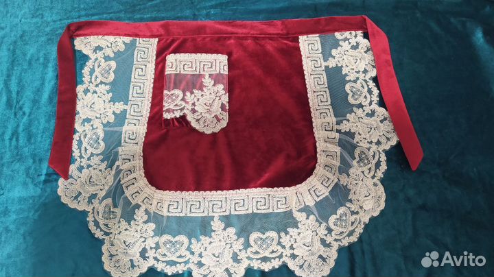 Бархатный фартук