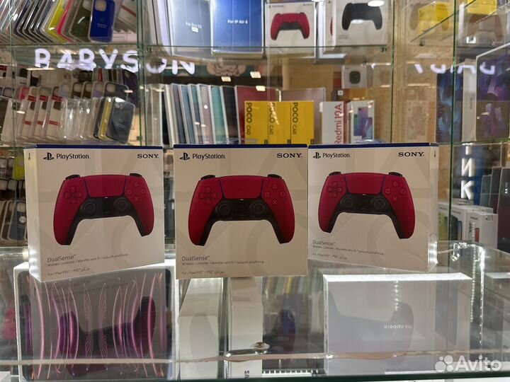 Джойстик DualSense ps5 новый красный