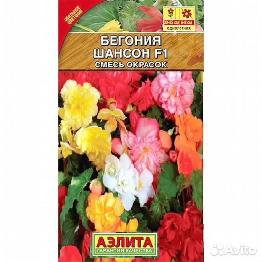 Бегония Шансон смесь окрасок F1