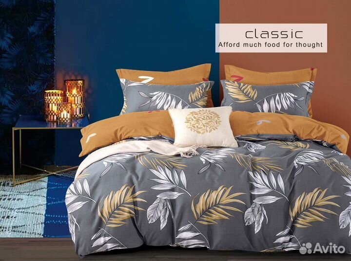 Комплект постельного белья 1.5 спальный Сатин