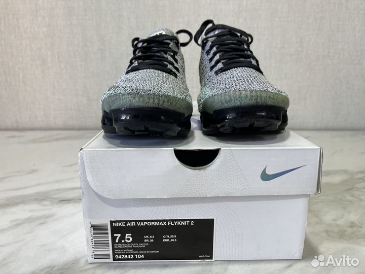 Кроссовки nike air vapormax flyknit 2 dusty cactus