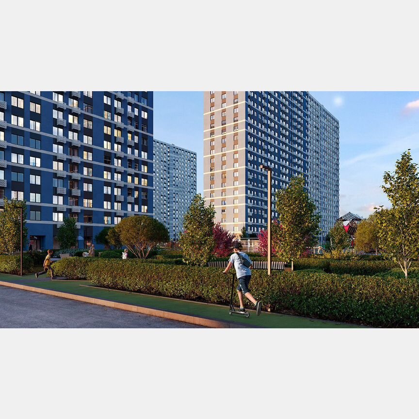Квартира-студия, 37,3 м², 3/23 эт.
